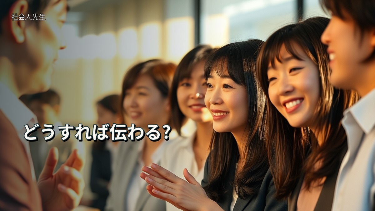 どうすれば伝わる?