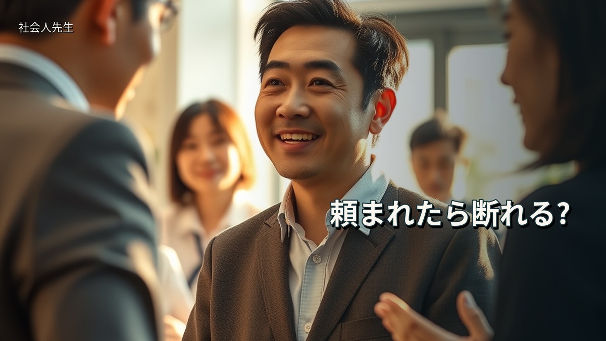 頼まれたら断れる?