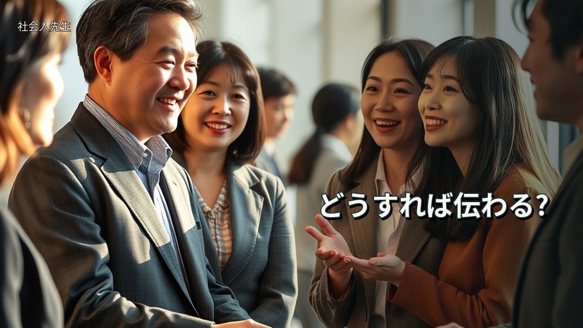 どうすれば伝わる?
