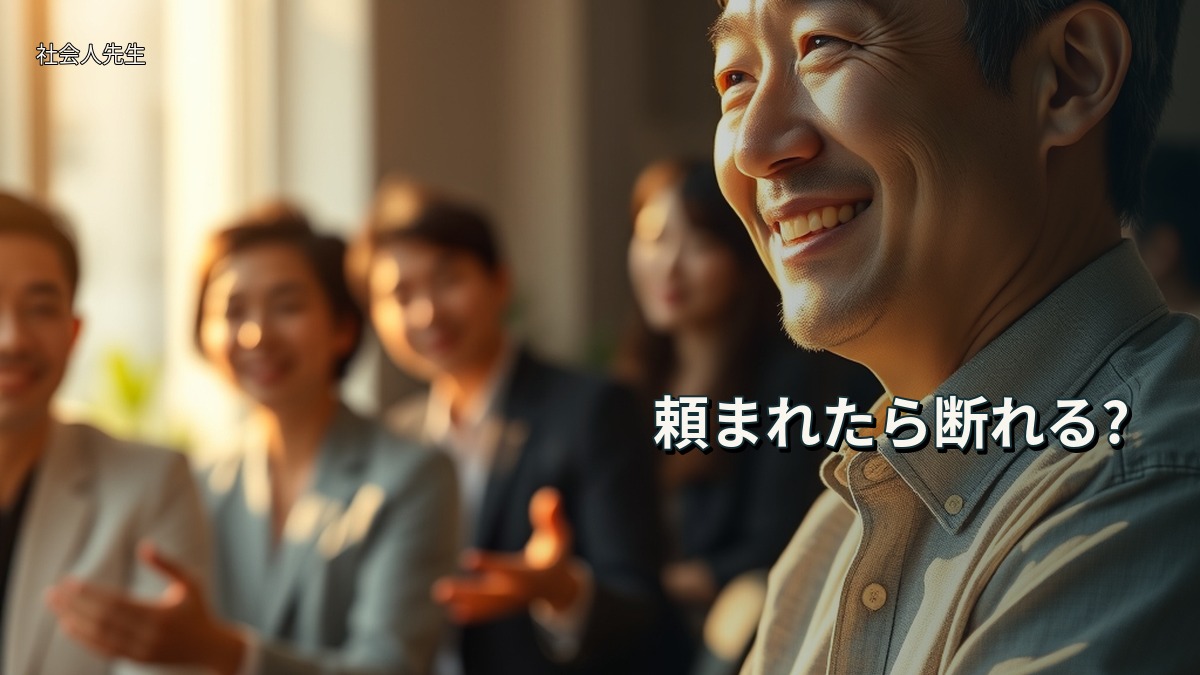 頼まれたら断れる?