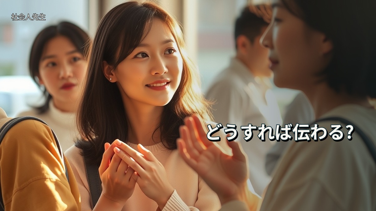 どうすれば伝わる?