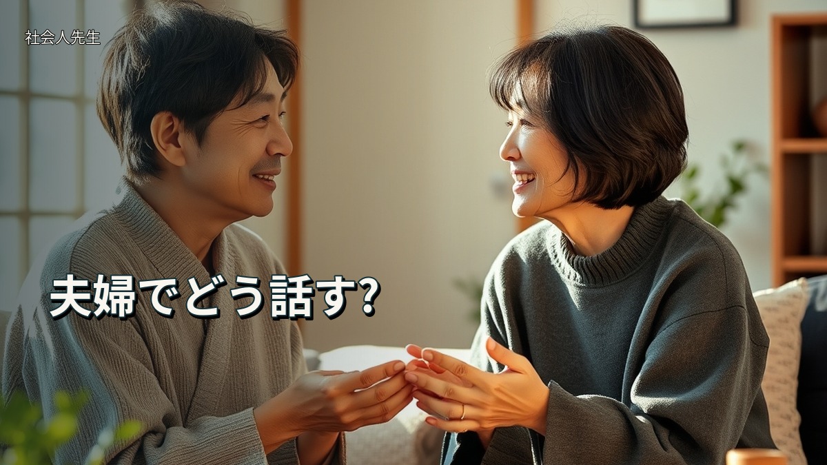夫婦でどう話す?