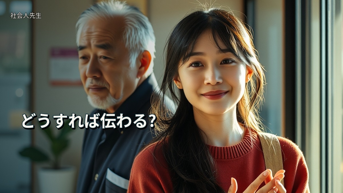 どうすれば伝わる?