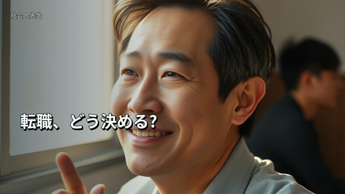 転職、どう決める?