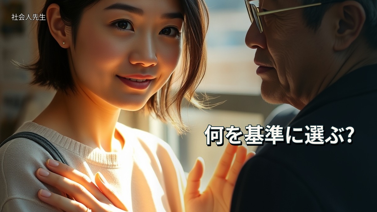 何を基準に選ぶ?