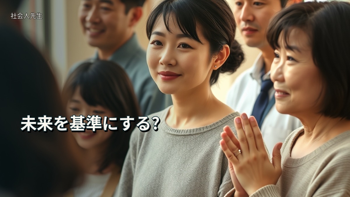 未来を基準にする?