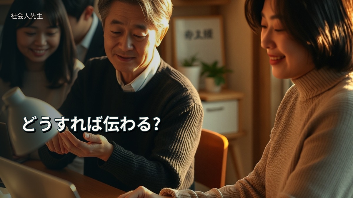 どうすれば伝わる?