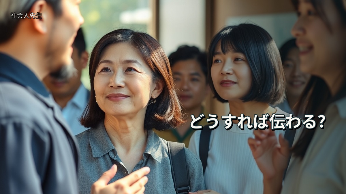 どうすれば伝わる?