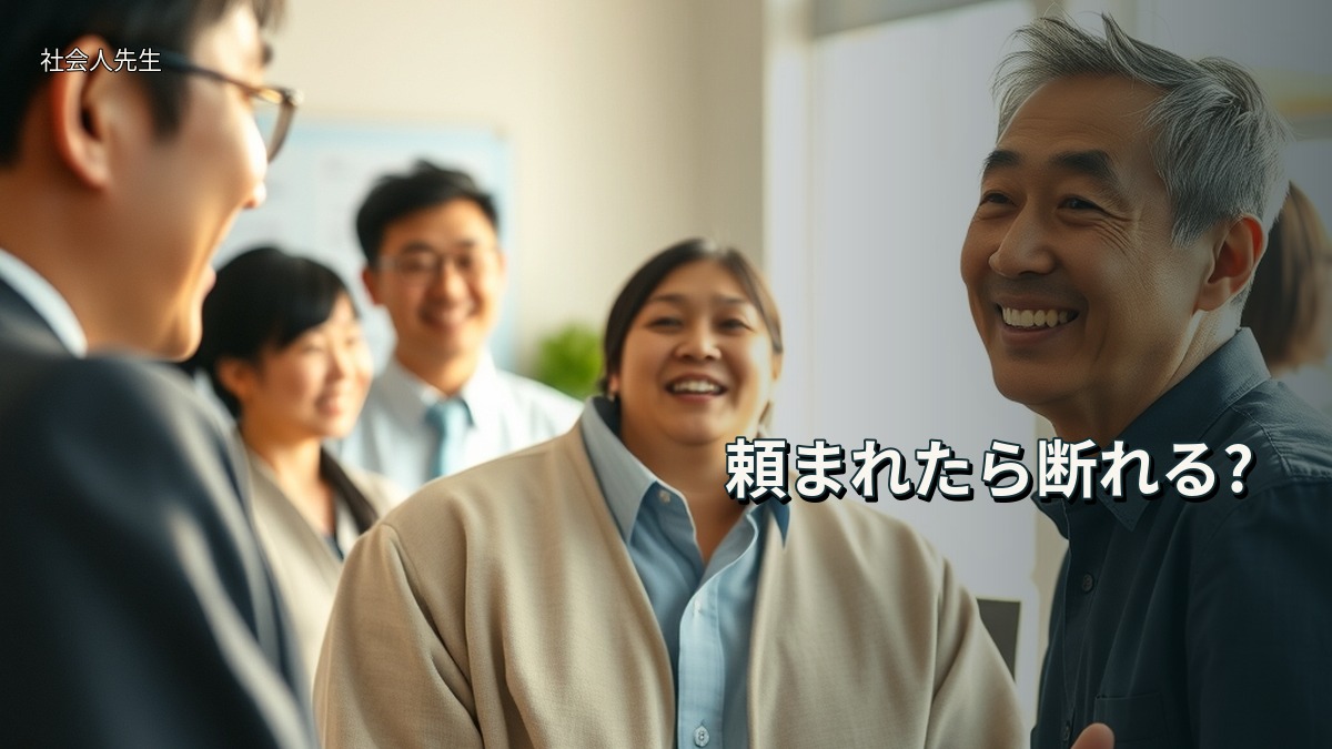頼まれたら断れる?