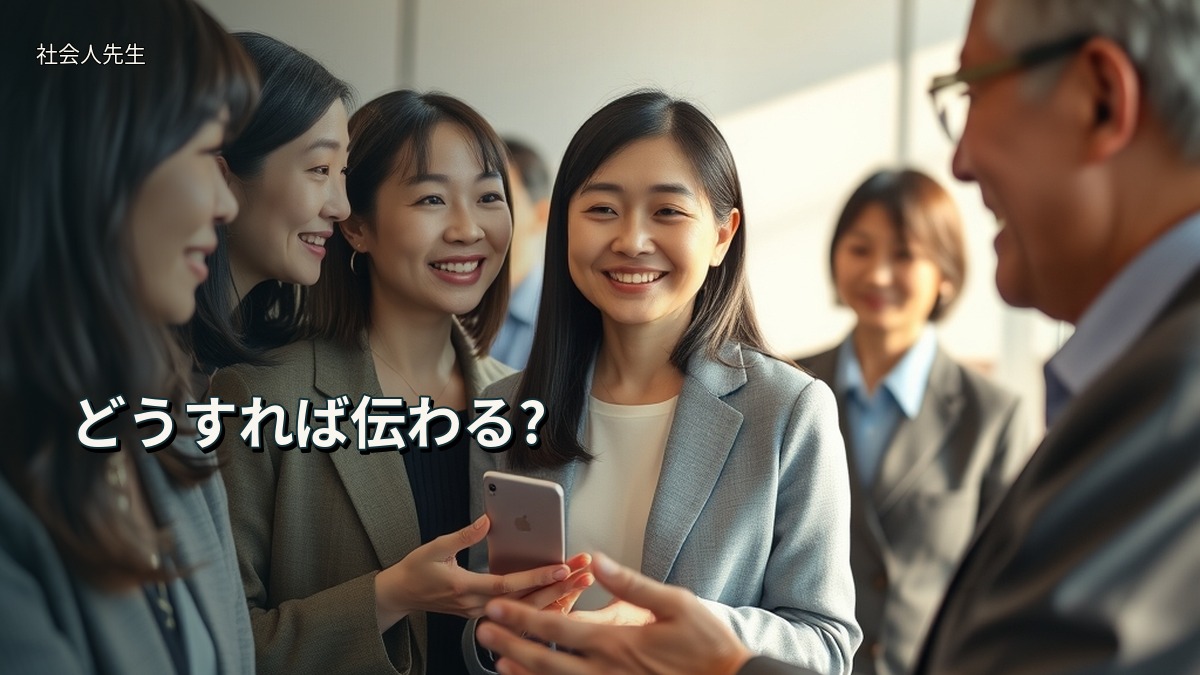 どうすれば伝わる?