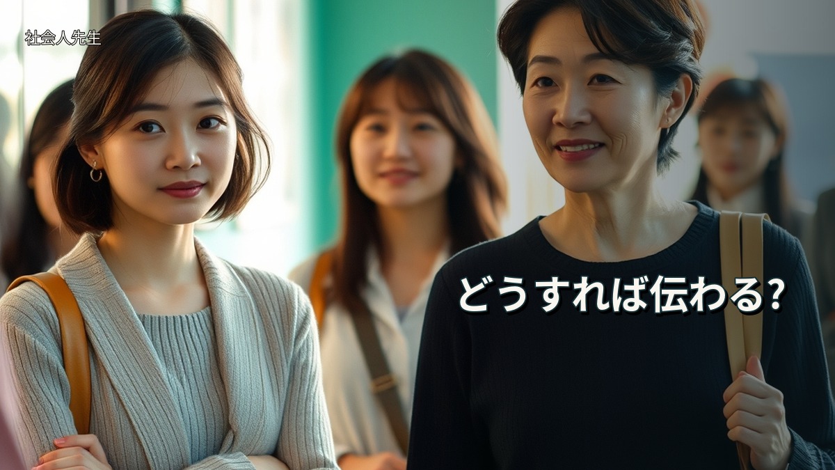 どうすれば伝わる?