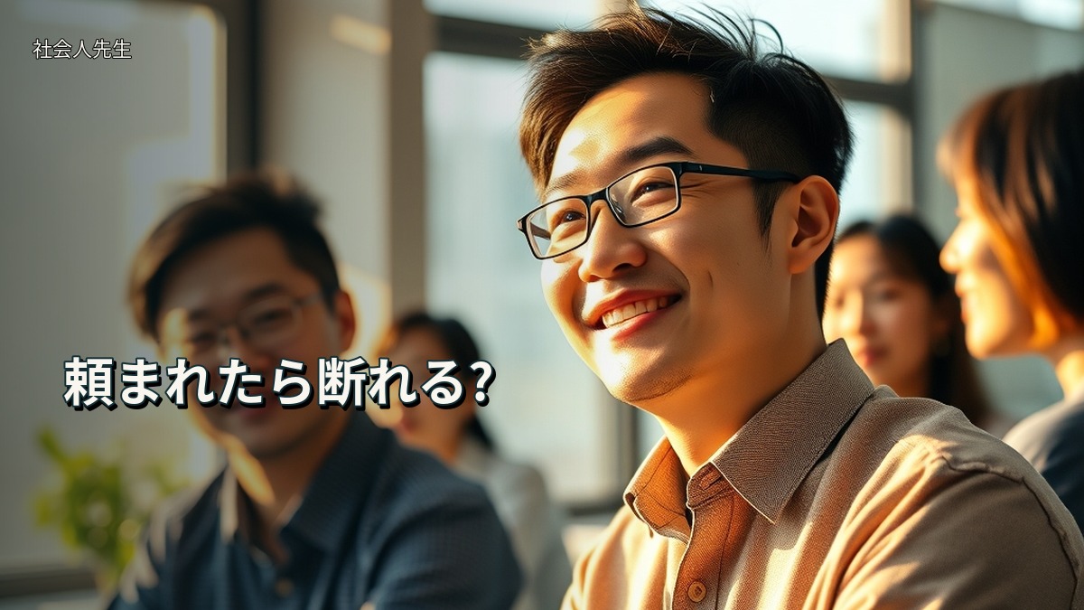 頼まれたら断れる?