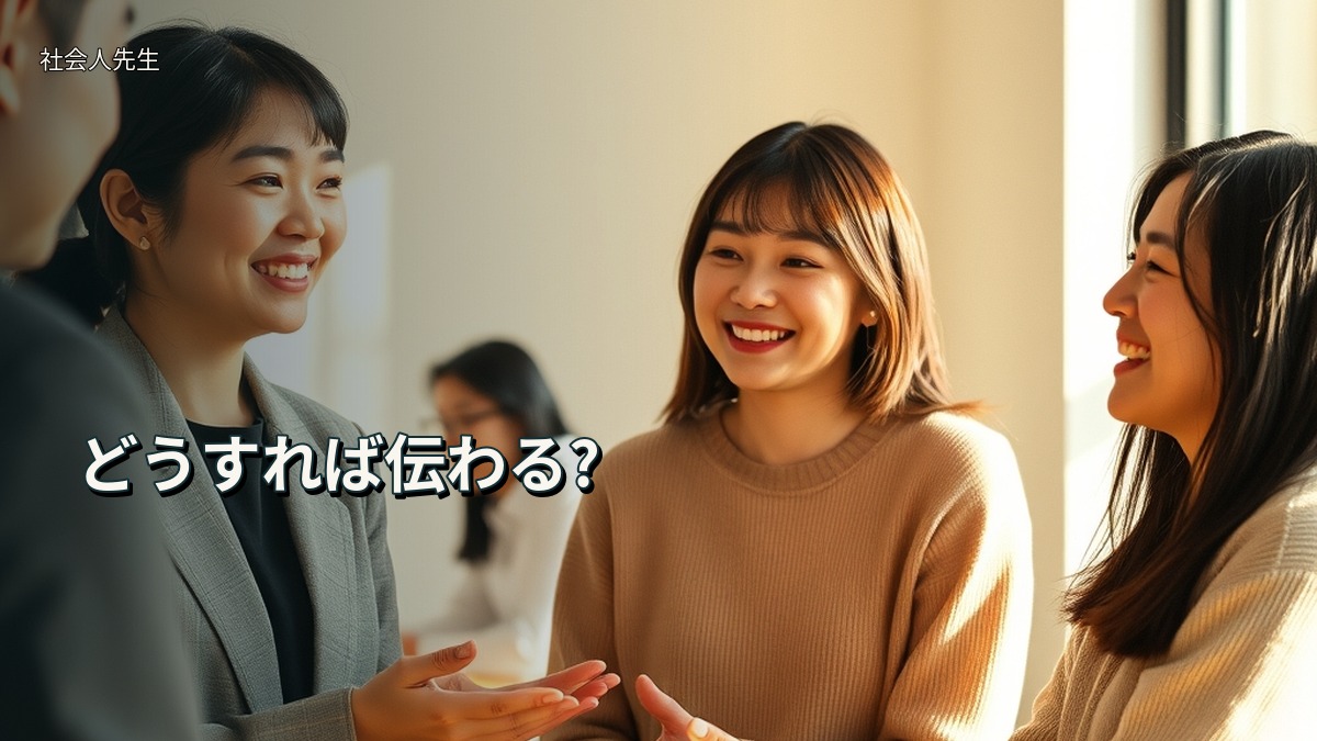 どうすれば伝わる?