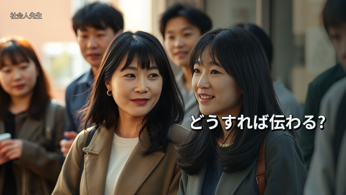 どうすれば伝わる?