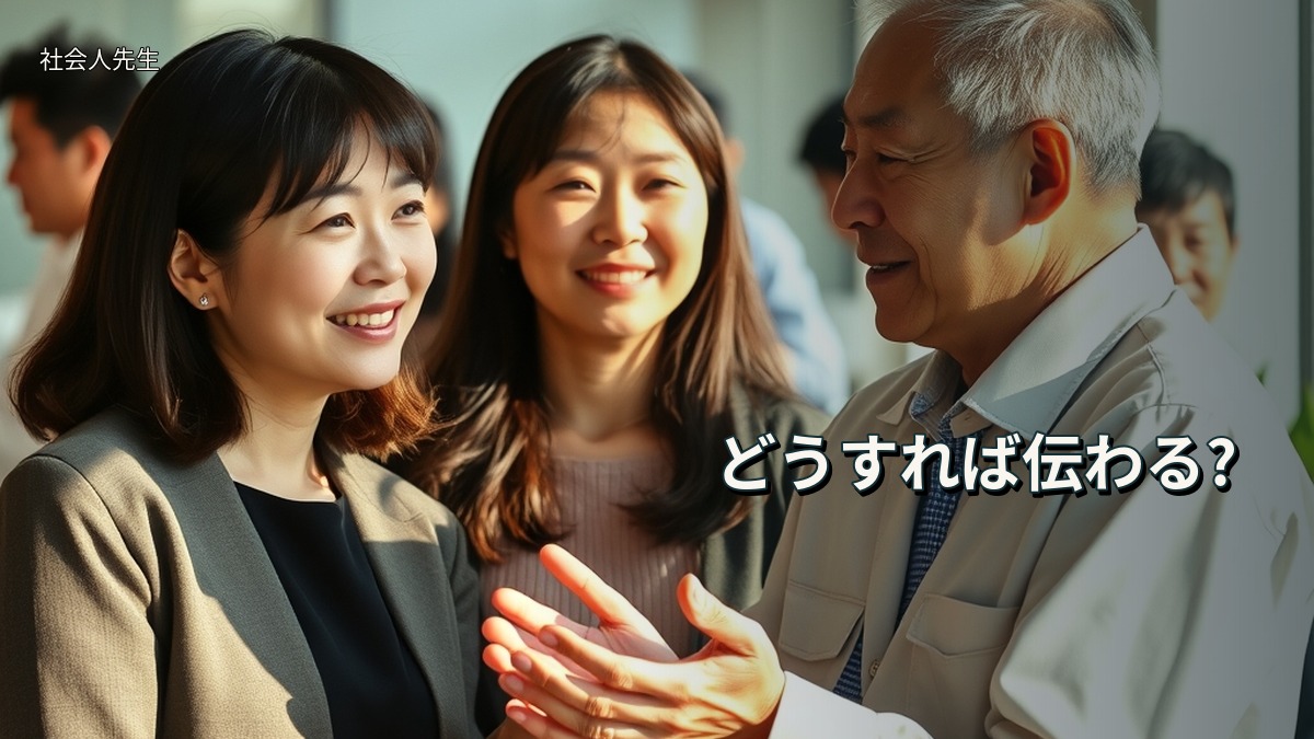 どうすれば伝わる?
