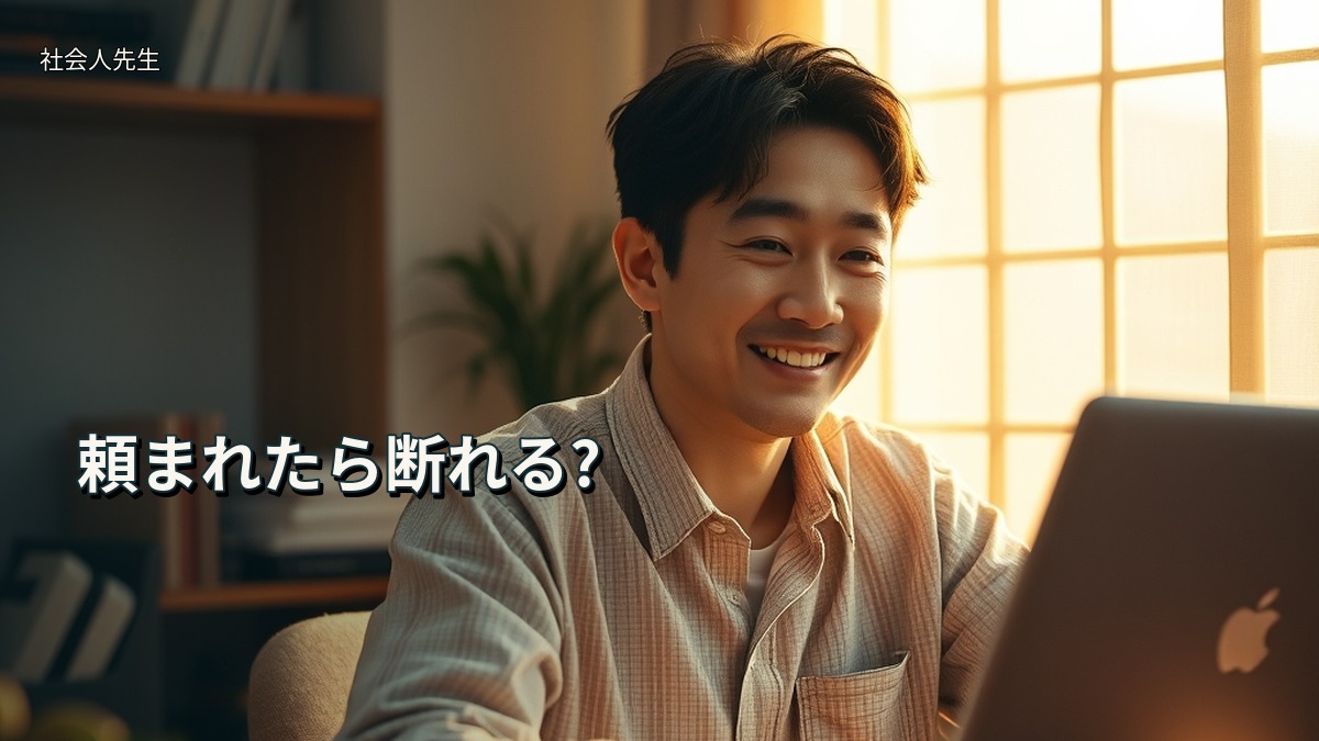頼まれたら断れる?