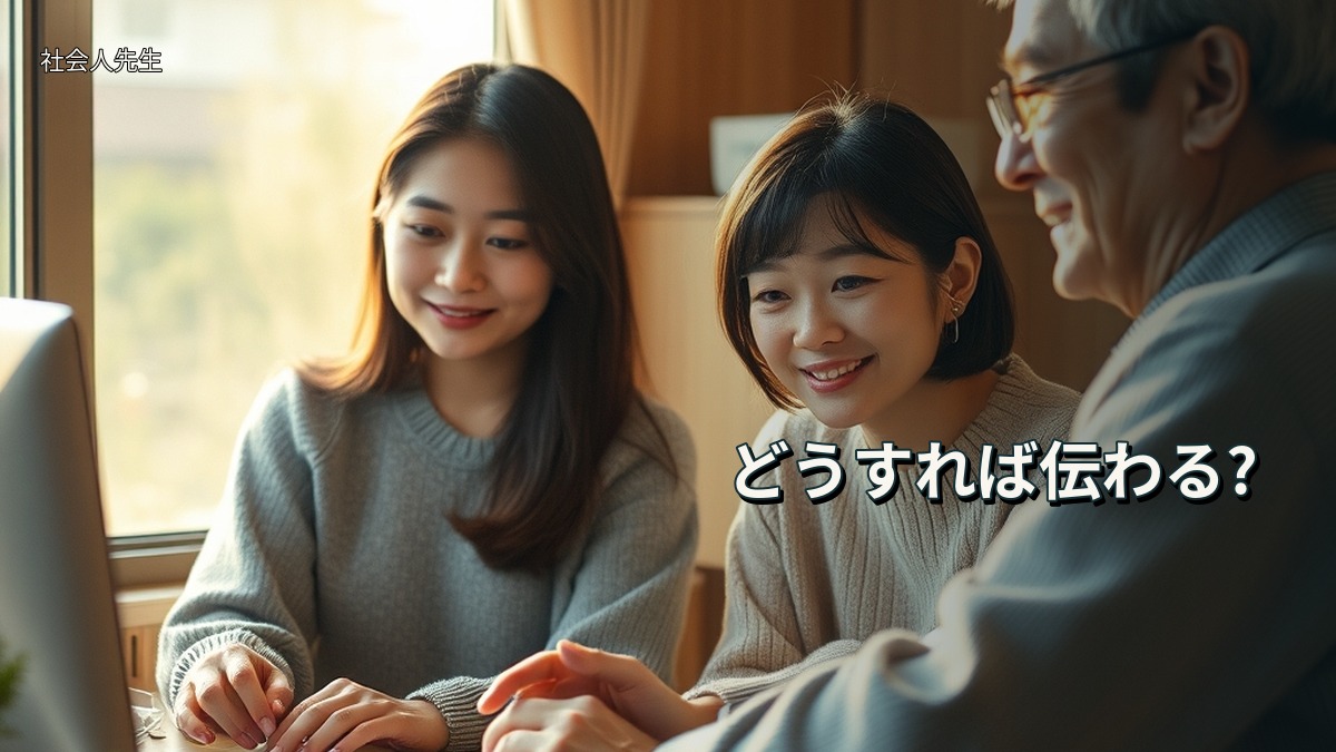 どうすれば伝わる?
