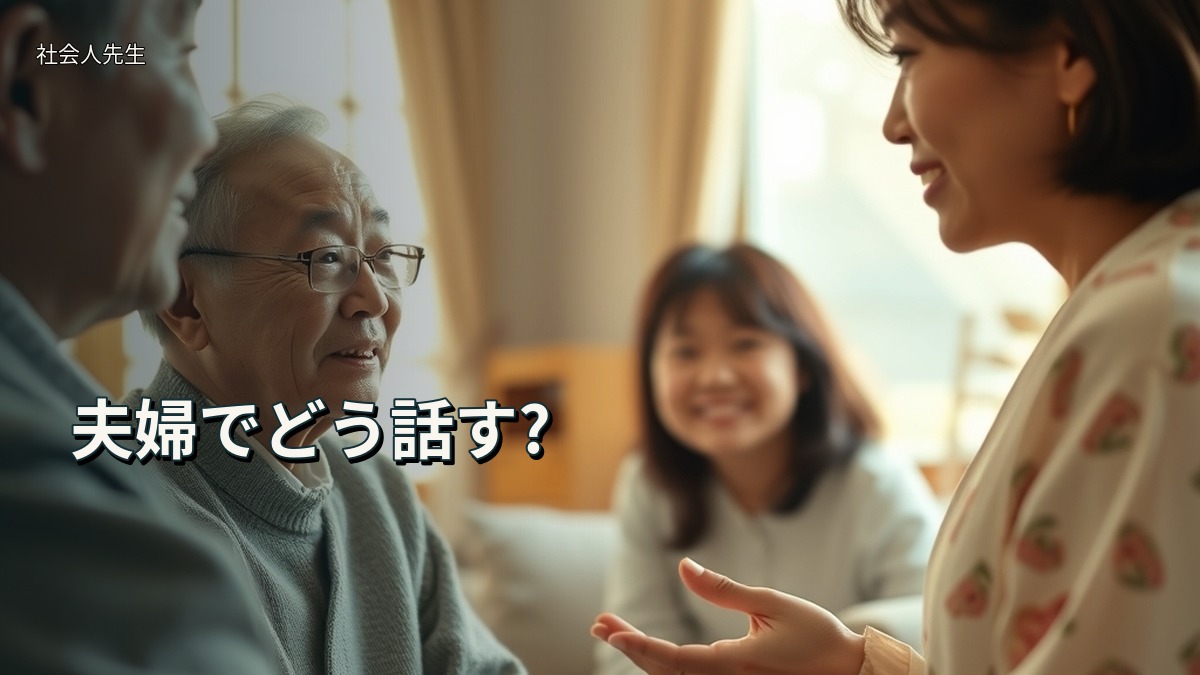 夫婦でどう話す?