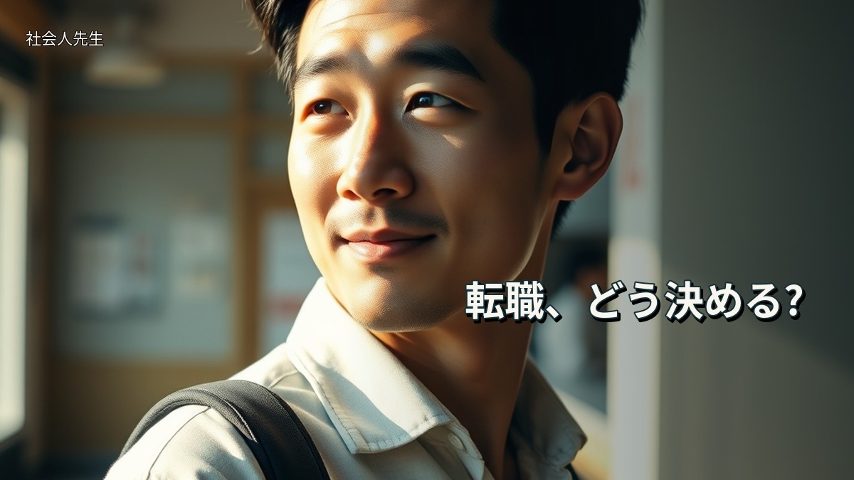 転職、どう決める?
