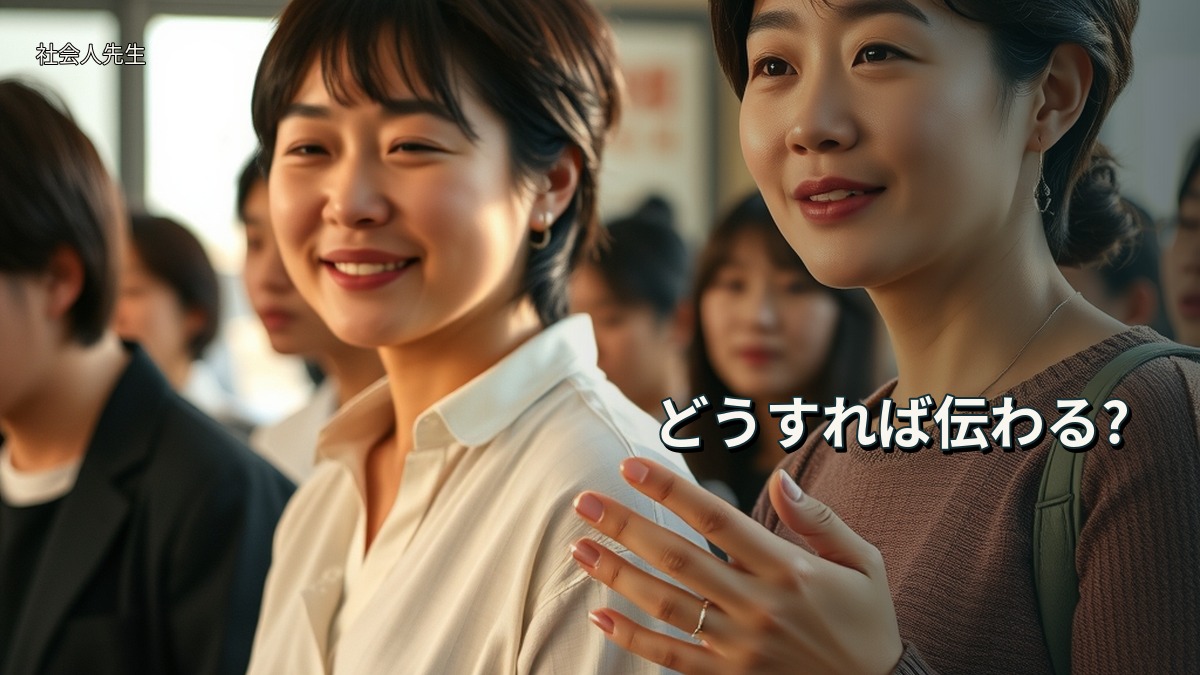 どうすれば伝わる?