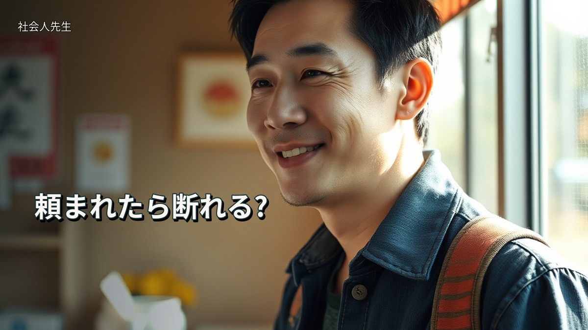 頼まれたら断れる?