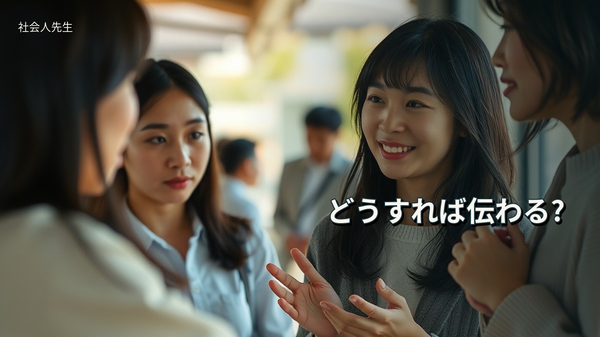 どうすれば伝わる?