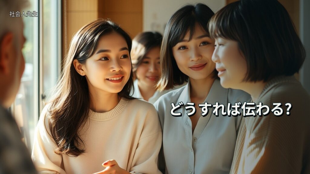 どうすれば伝わる?