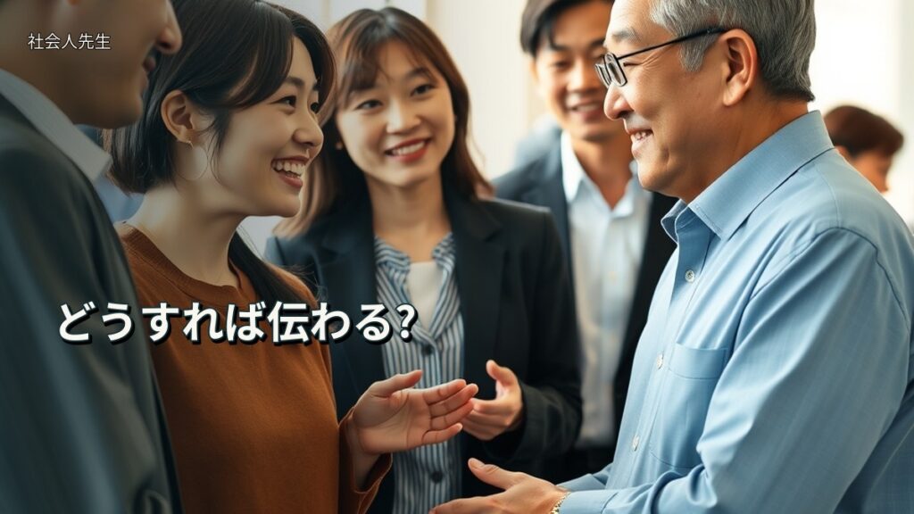 どうすれば伝わる?