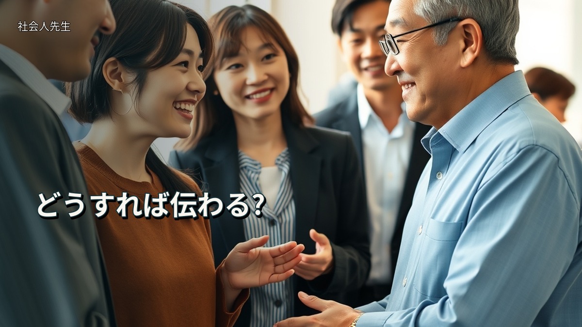 どうすれば伝わる?