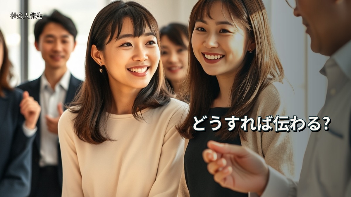 どうすれば伝わる?