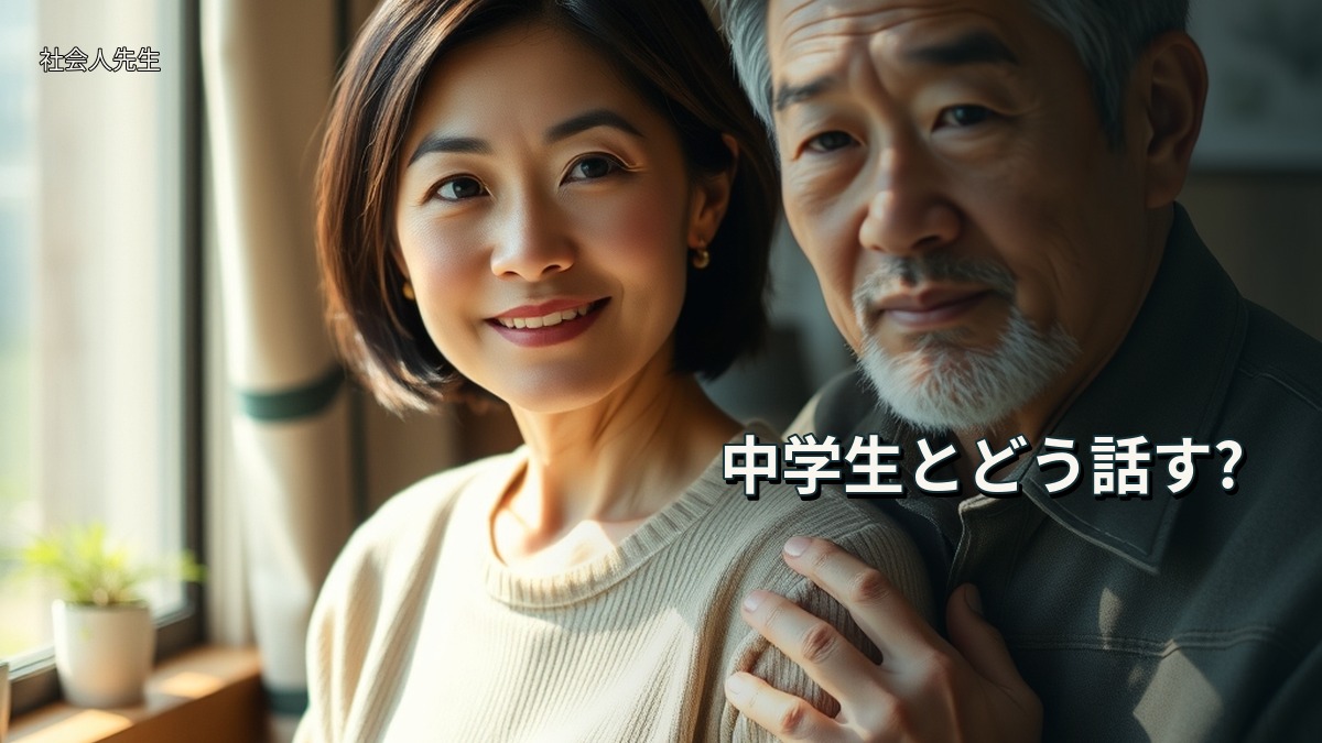 中学生とどう話す?