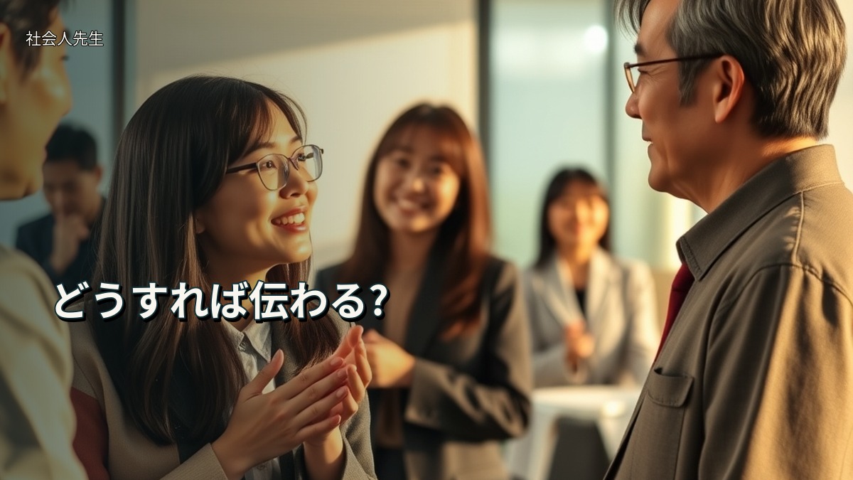 どうすれば伝わる?