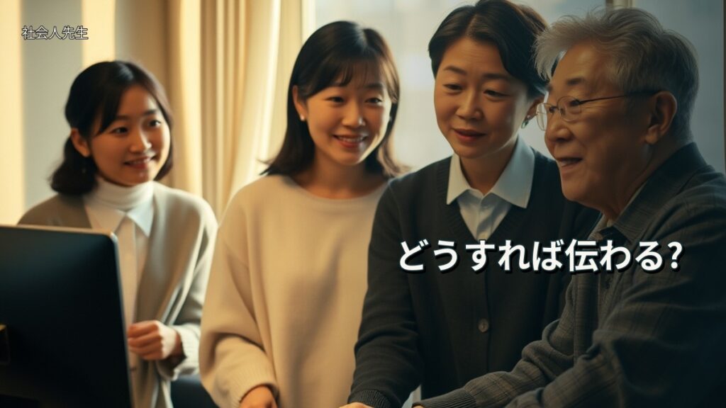 どうすれば伝わる?