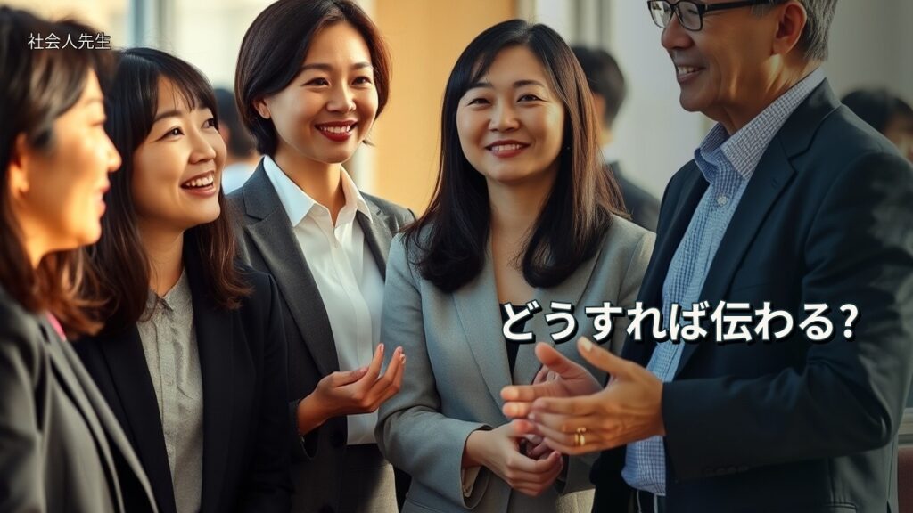 どうすれば伝わる?