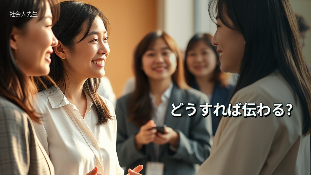 どうすれば伝わる?