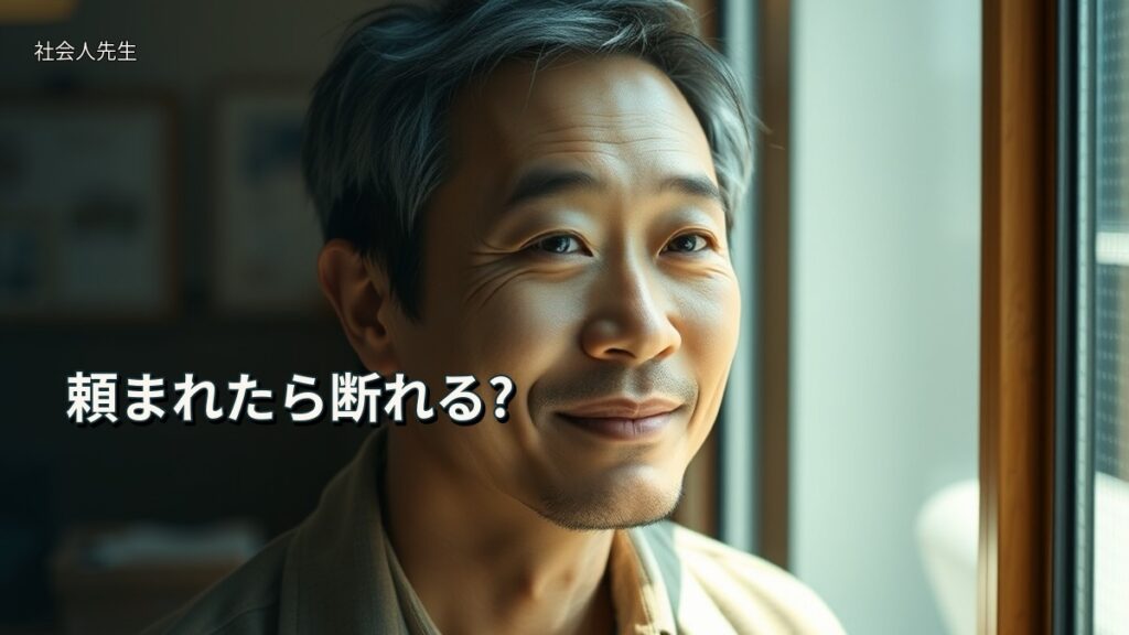 頼まれたら断れる?