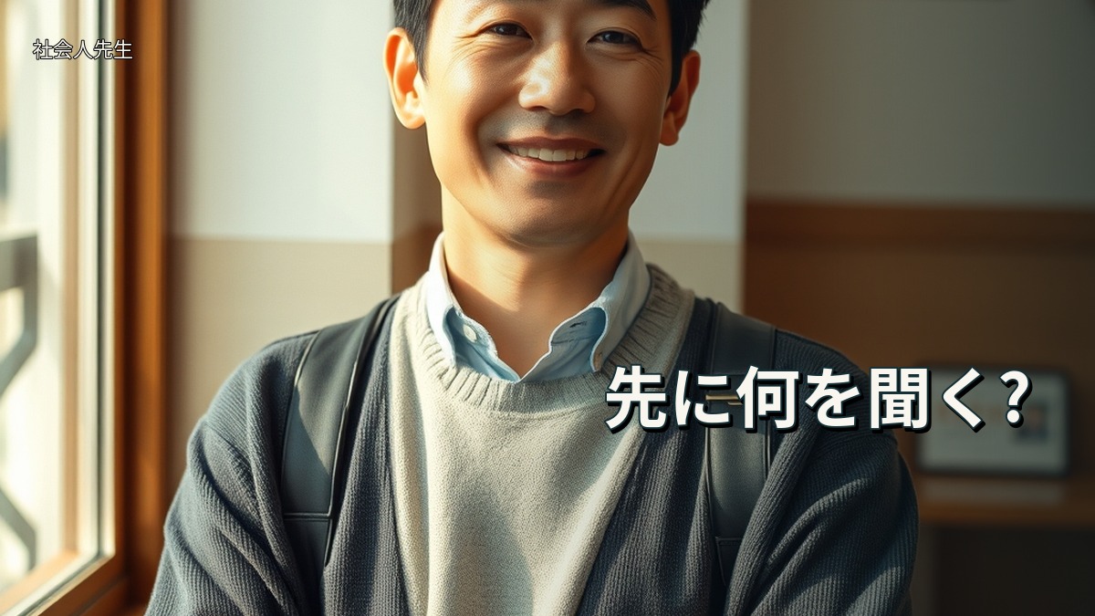 先に何を聞く?