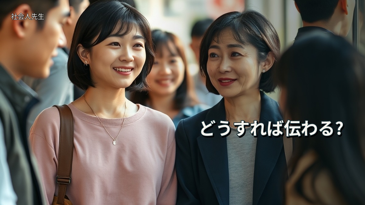 どうすれば伝わる?
