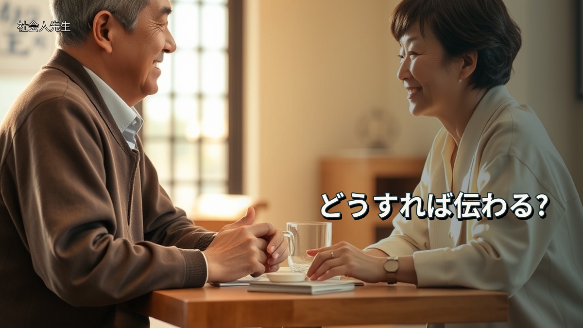 どうすれば伝わる?