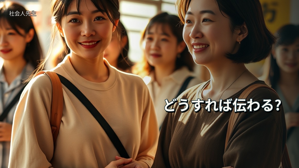 どうすれば伝わる?