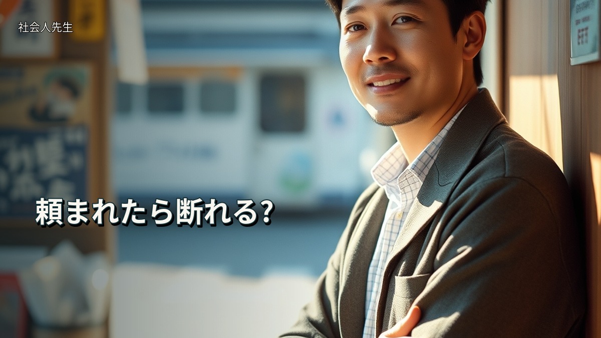 頼まれたら断れる?