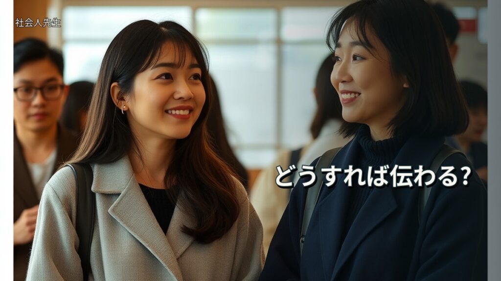 どうすれば伝わる?