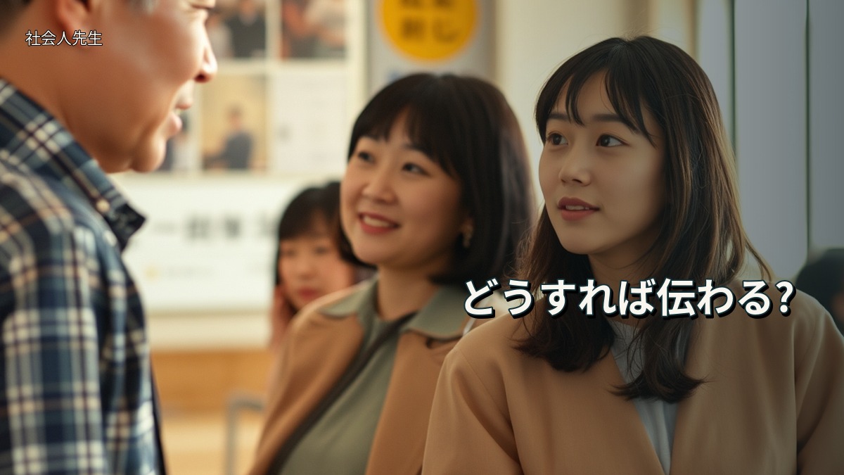 どうすれば伝わる?