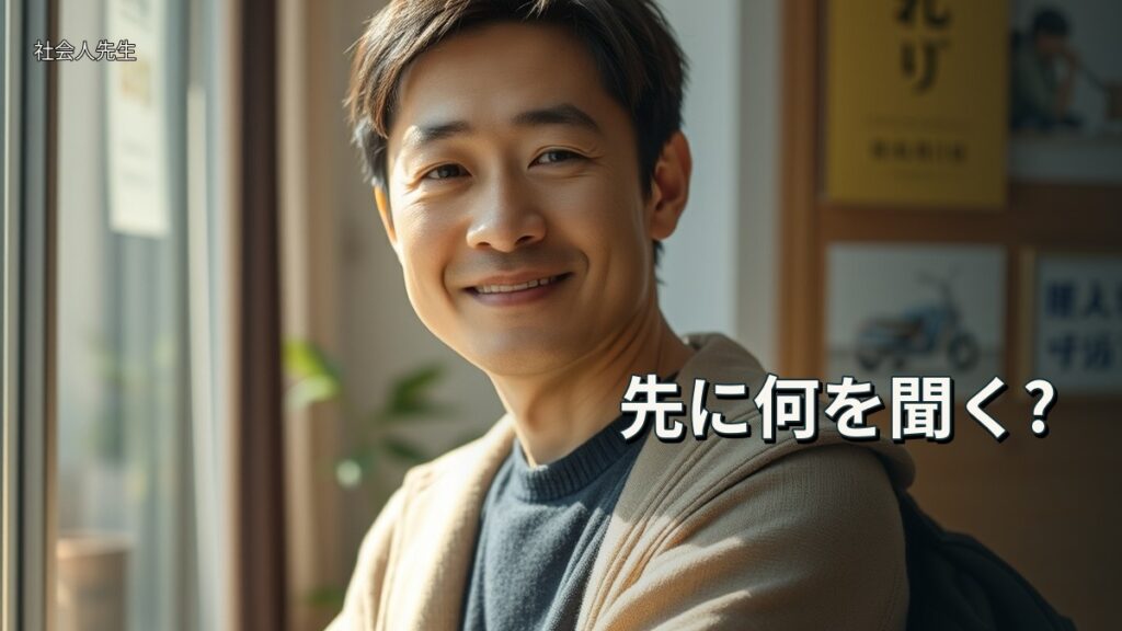 先に何を聞く?
