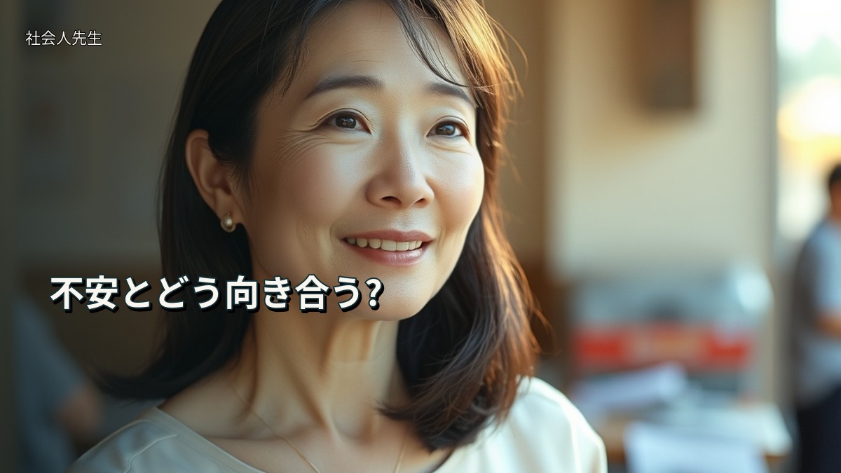不安とどう向き合う?