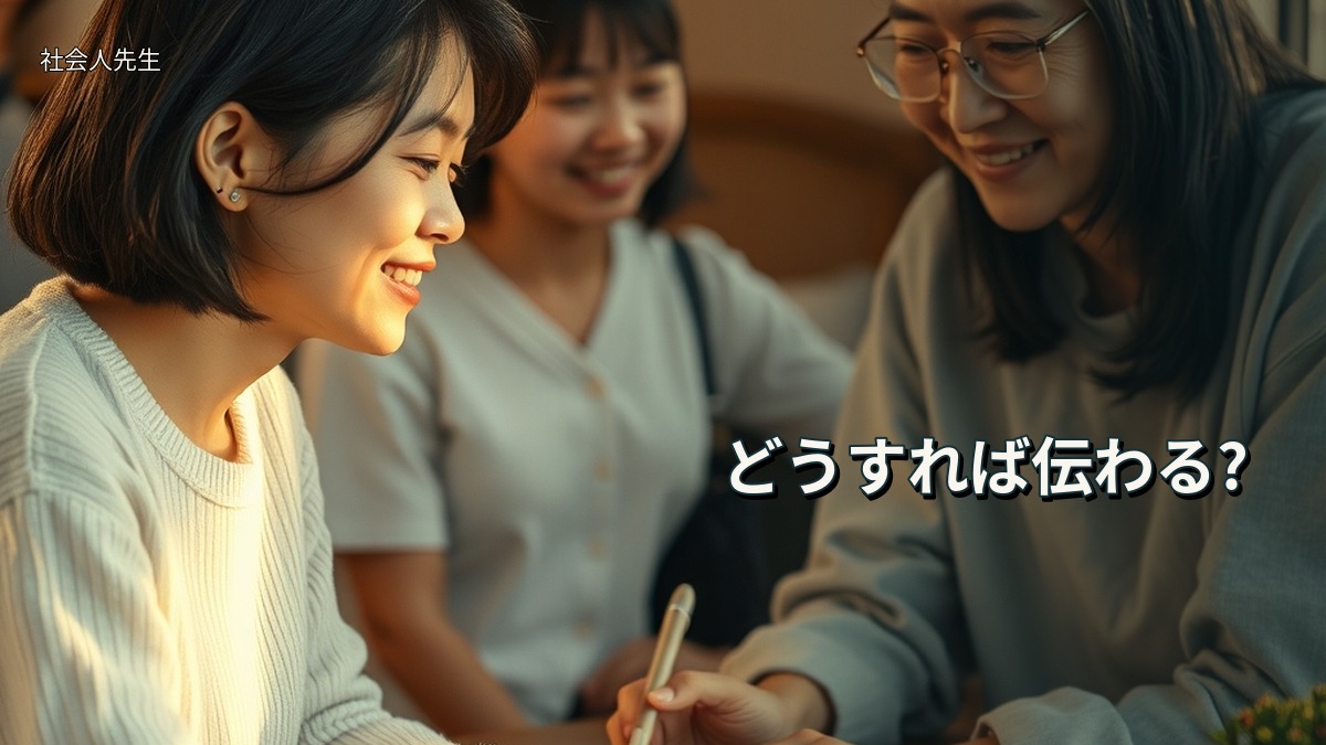 どうすれば伝わる?