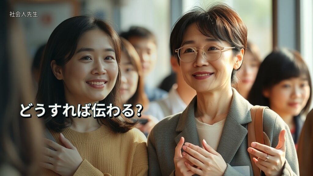 どうすれば伝わる?