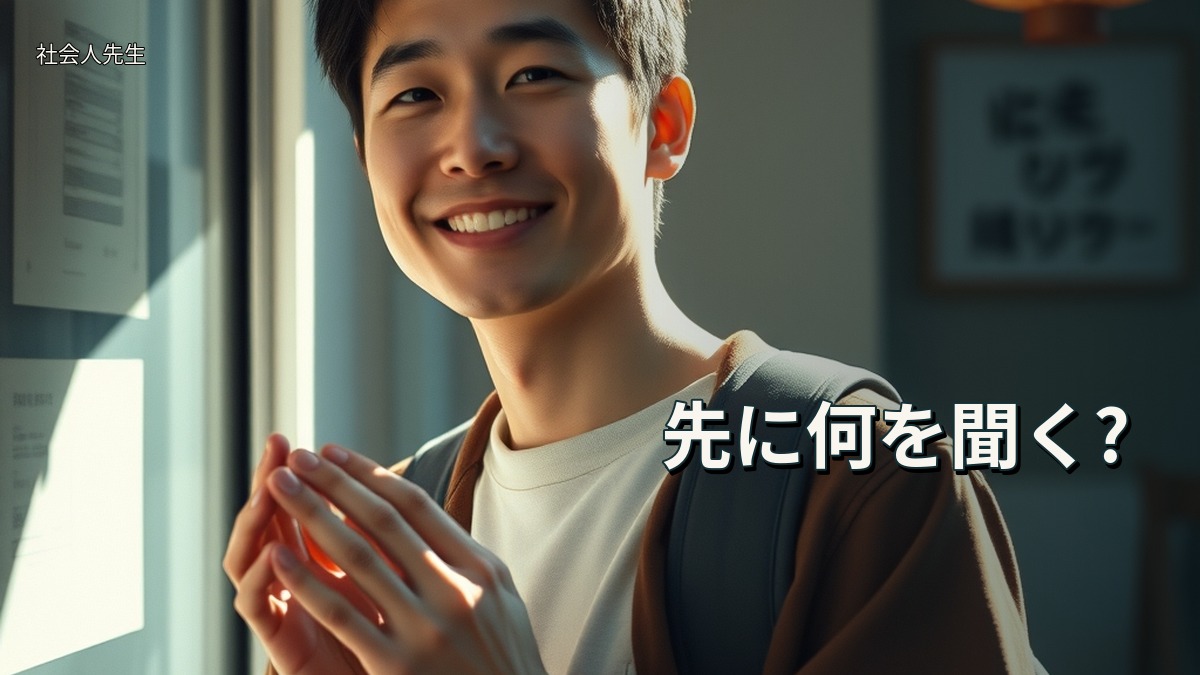先に何を聞く?