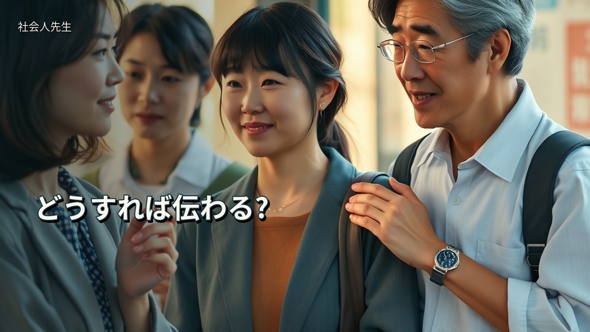 どうすれば伝わる?