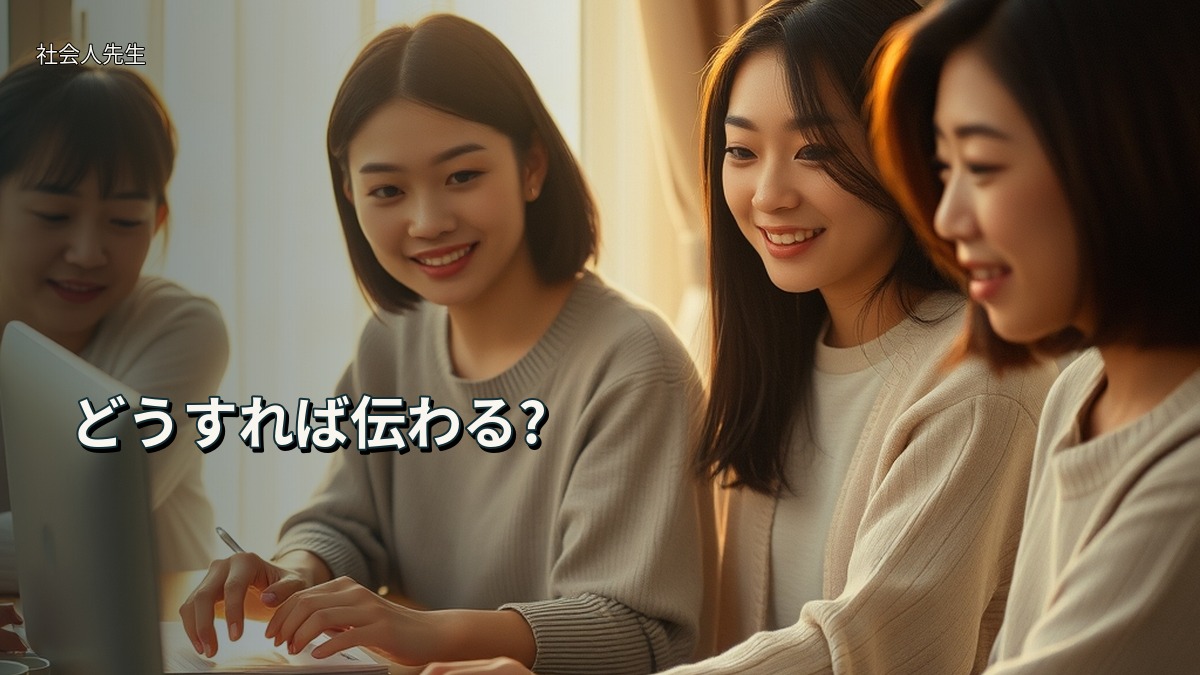 どうすれば伝わる?